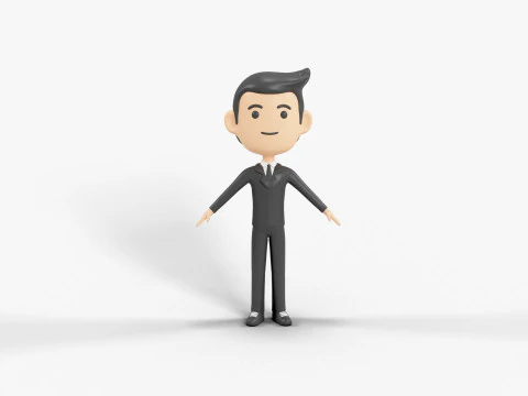 60 personaggi lowpoly Modello 3D