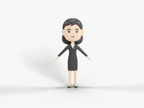 60 personaggi lowpoly Modello 3D