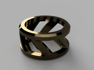 anillo espiral Modelo de impresión 3D