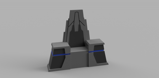 snokes chair- star wars the last jedi 3D Baskı Modeli .c4d .max .obj .3ds .fbx .stl .blend 