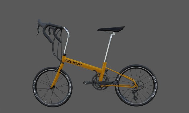 bike friday pocket rocket super pro 3D Modell