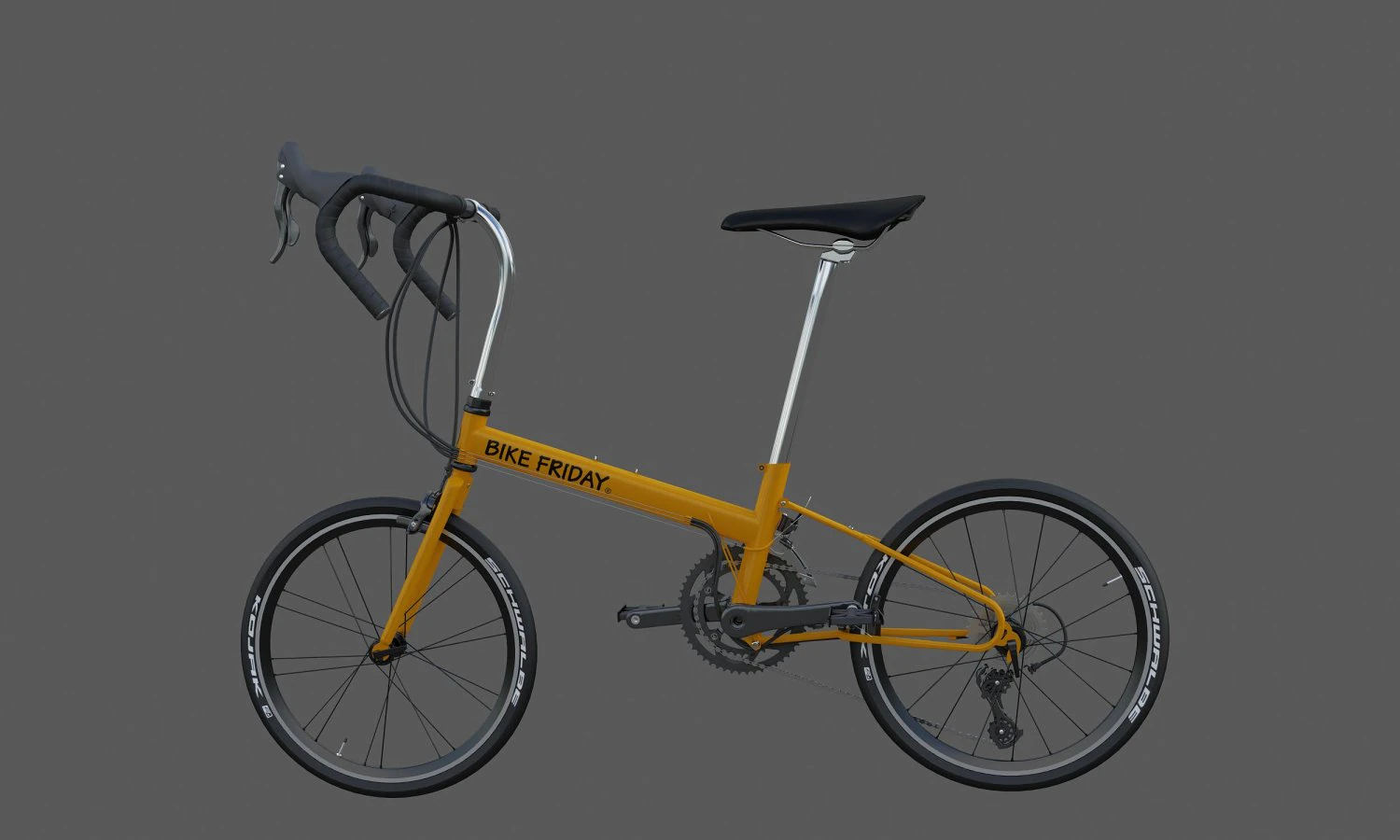 bike friday pocket rocket super pro 3D Model .c4d .max .obj .3ds .fbx .stl .blend