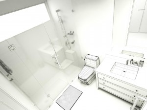 bathroom 01 3D 모델