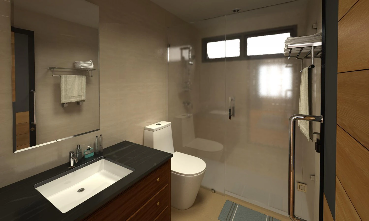 bathroom 02 3D Model .c4d .max .obj .3ds .fbx .stl .blend 