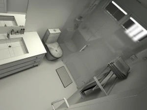 bathroom 02 3D Model