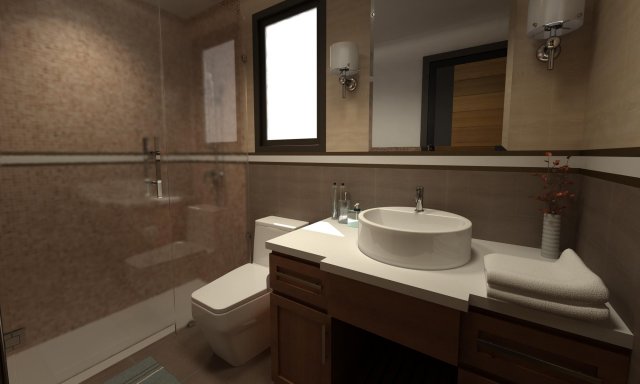 bathroom 03 3D Модель .c4d .max .obj .3ds .fbx .stl .blend 