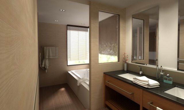 bathroom 06 3D Model .c4d .max .obj .3ds .fbx .stl .blend 
