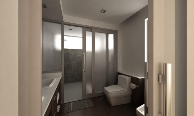 bathroom 08 3D Модель .c4d .max .obj .3ds .fbx .stl .blend 
