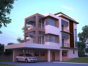 ハウス md02scence 3Dモデル