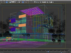 house md02scence 3D Model