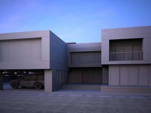 modern house 03 3D Модель