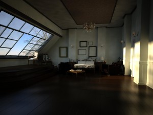 bedroom 01 scene 3D Model