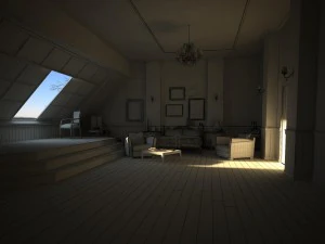 cena do quarto 01 Modelo 3D