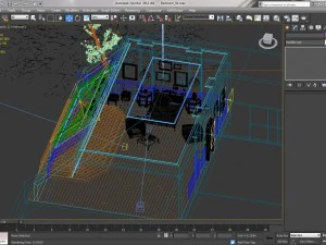 cena do quarto 01 Modelo 3D
