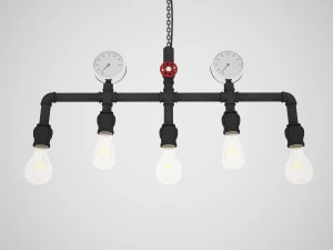 lumin&aacute;ria pendente l02 Modelo 3D