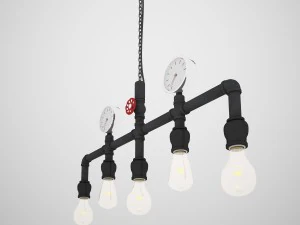 lumin&aacute;ria pendente l02 Modelo 3D