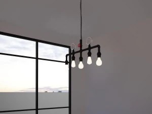 lumin&aacute;ria pendente l02 Modelo 3D