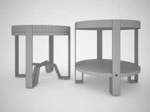 marley end table Model 3D