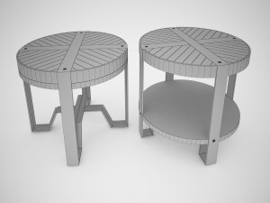 marley end table Model 3D