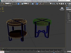 marley end table Model 3D