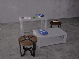 marley end table Model 3D