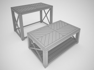 tillman sofa table Model 3D