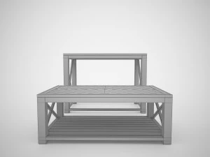 tillman sofa table 3D Model
