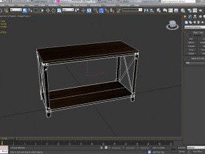 mountainier sofa table 3D Model