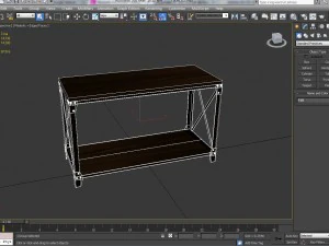 mountainier sofa table 3D Model