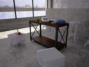mountainier sofa table 3D Model