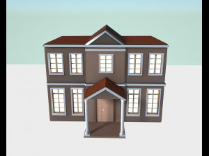 classic house 3D Модель