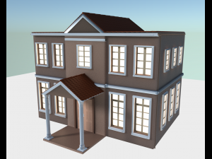 classic house 3D 모델