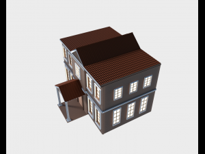 classic house 3D Модель