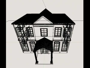 classic house 3D Модель
