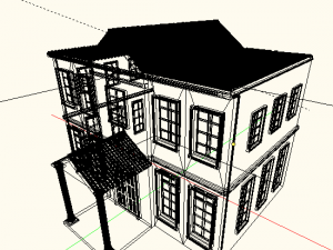 classic house 3D Модель