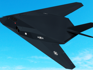 f117 stealth Modelo 3D