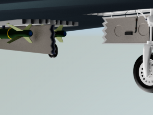 f117 stealth Modelo 3D