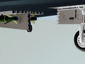 f117 stealth 3D Model
