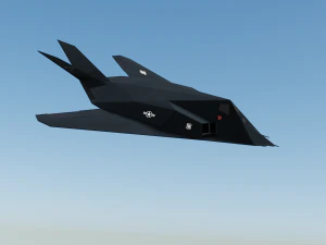 f117 stealth 3D Model
