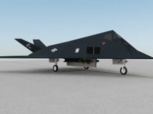 f117 stealth 3D Model