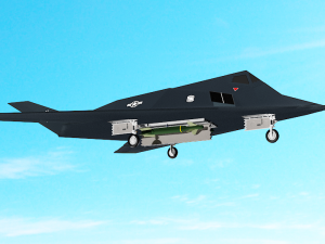 f117 stealth Modelo 3D