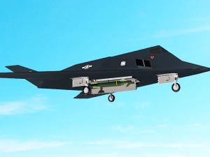 f117 stealth 3D Model
