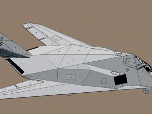 f117 stealth 3D Model