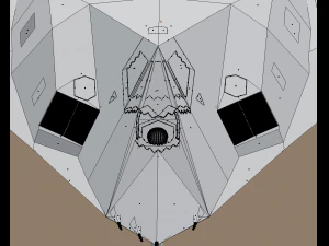 f117 stealth 3D Model