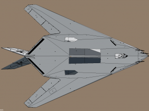 f117 stealth Modelo 3D