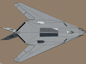 f117 stealth 3D Model