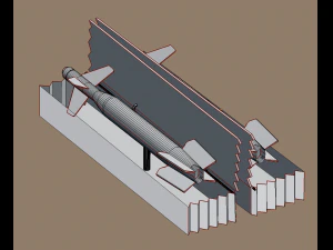 f117 stealth 3D Model