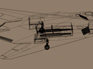 f117 stealth 3D Model