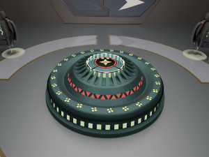 starship command center Model 3D