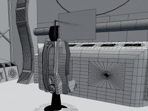 starship command center Model 3D